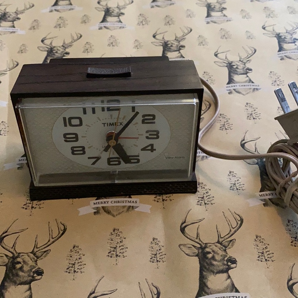 Vintage alarm clock Timex